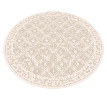 tribal losanges beige vinyl rug - TenStickers