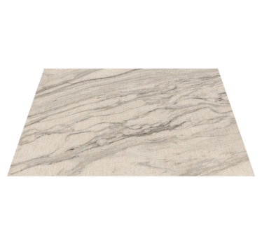 Ivory shades with black details marble vinyl rug - TenStickers