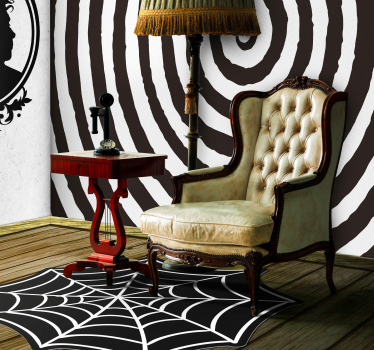 Cobweb rug teenage rugs for bedrooms - TenStickers