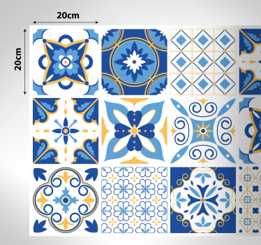 Ceramic Inspiration tile carpet - TenStickers