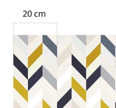 Coloured geometric features geometric carpets - TenStickers
