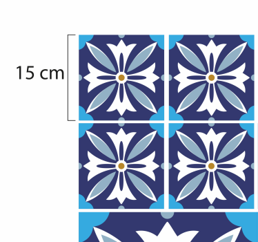 mosaïque Helena runner mosaic vinyl flooring - TenStickers