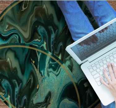 Abstract Marbled Pattern texture rug - TenStickers