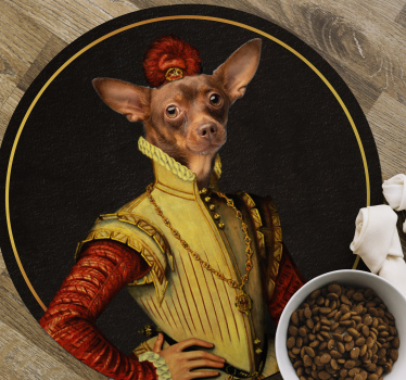 Aristocrat dog animal mat - TenStickers