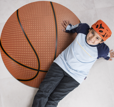 Basket ball teen vinyl carpet - TenStickers