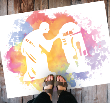 Aquarella galactic saga teen vinyl rug - TenStickers
