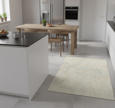 Cream stone shades kitchen vinyl rug - TenStickers