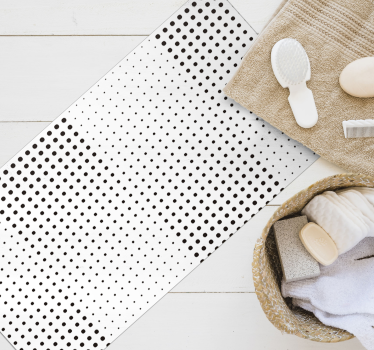 Fading Dot Gradient bathroom vinyl rug - TenStickers