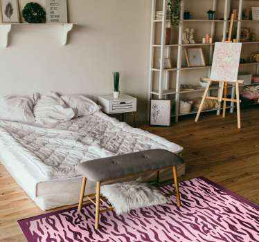 Fierce animal patterns animal print vinyl rug - TenStickers