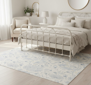 Flower rug floral design for wardrobe - TenStickers