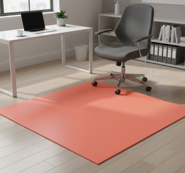 Geometric vinyl rug with square block designs - TenStickers