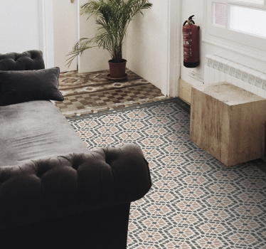 Gothic portugese tiles kitchen flooring - TenStickers
