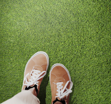 Grass Texture textured vinyl rug - TenStickers