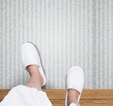 Gray ropes texture rug - TenStickers
