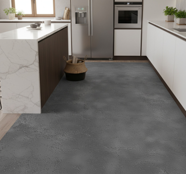 Kitchen vinyl rug concrete look - TenStickers