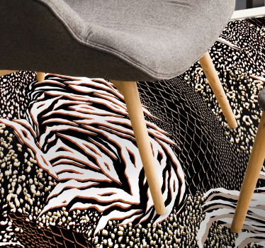 Mix animal print vinyl hallway runner - TenStickers
