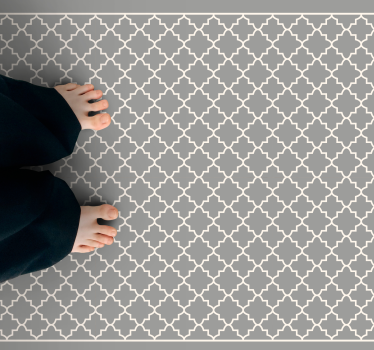 Moroccan Trellis minimal rug - TenStickers