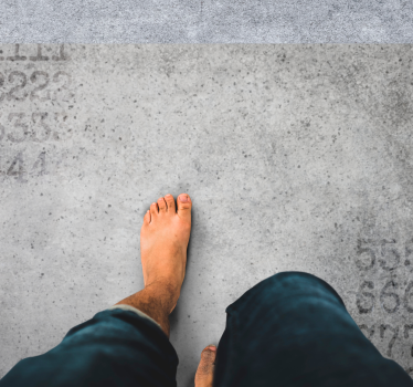 Numerical Stone Texture Floor Mat - TenStickers