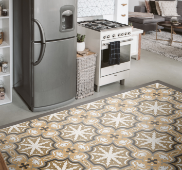 Orange Beija tile mat - TenStickers