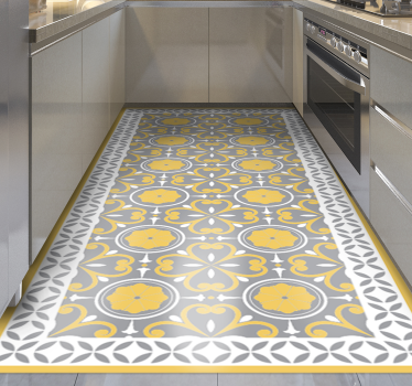 Pantone hidraulic pattern tile mat - TenStickers