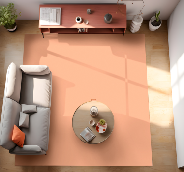 Peach fuzz living room vinyl floor carpet - TenStickers