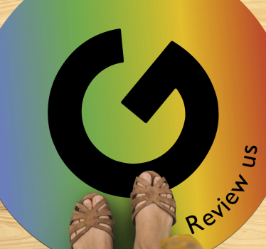 Review us Google sales vinyl rug - TenStickers