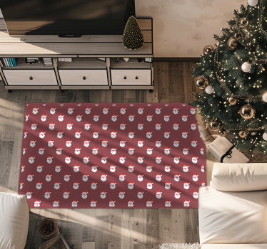 Santa Pattern Christmas carpet runner - TenStickers