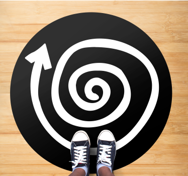 Spiral carpet teenage rugs for bedrooms - TenStickers