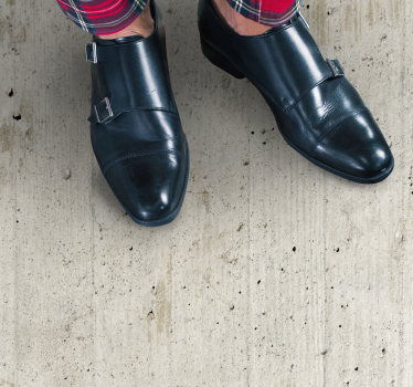Stone effect vinyl rug with concrete texture - TenStickers