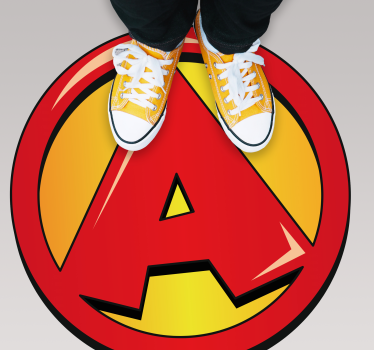 Super initial letter kids carpet - TenStickers
