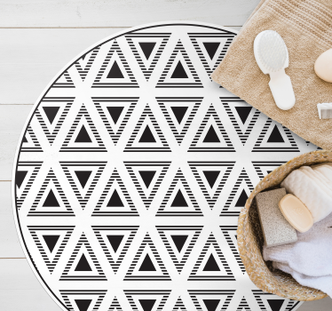 triangles of truth geometric carpets - TenStickers