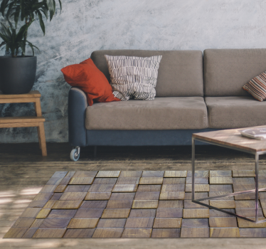 Wooden panel 3d texture wood effect vinyl flooring - TenStickers