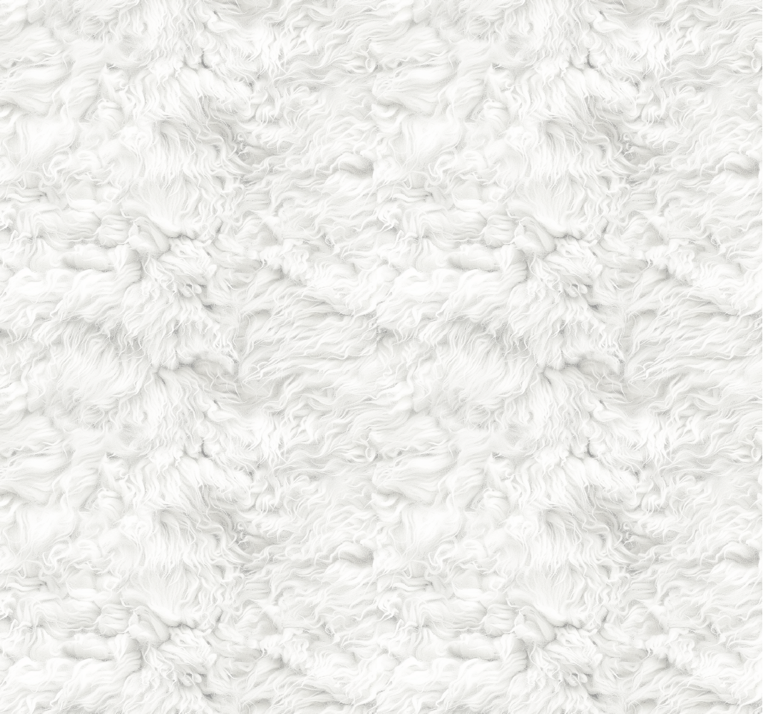 Soft texture white  vinyl rug - TenStickers