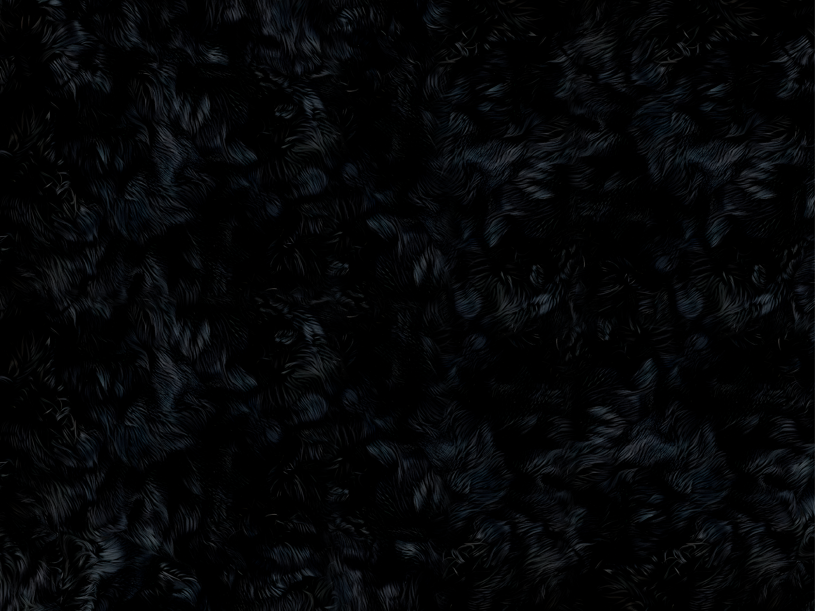 Fuer effect black vinyl rug - TenStickers