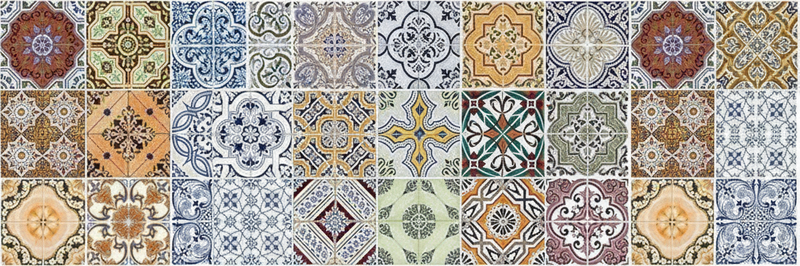 Kitchen vinyl rug in eclectic mediterranean style - TenStickers