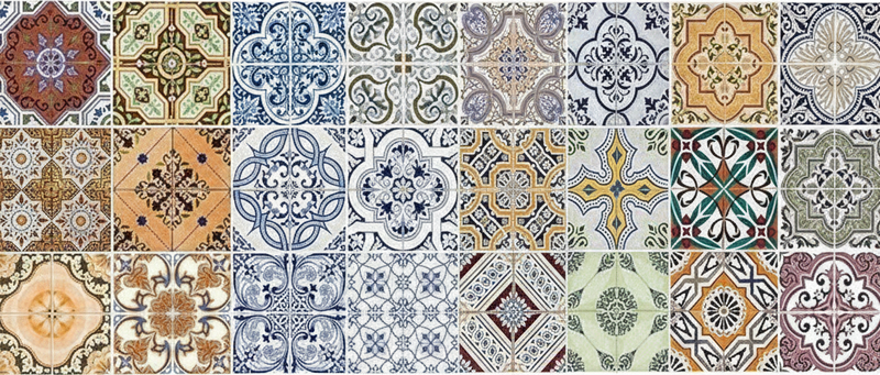 Eclectic mediterranean style kitchen vinyl rug - TenStickers