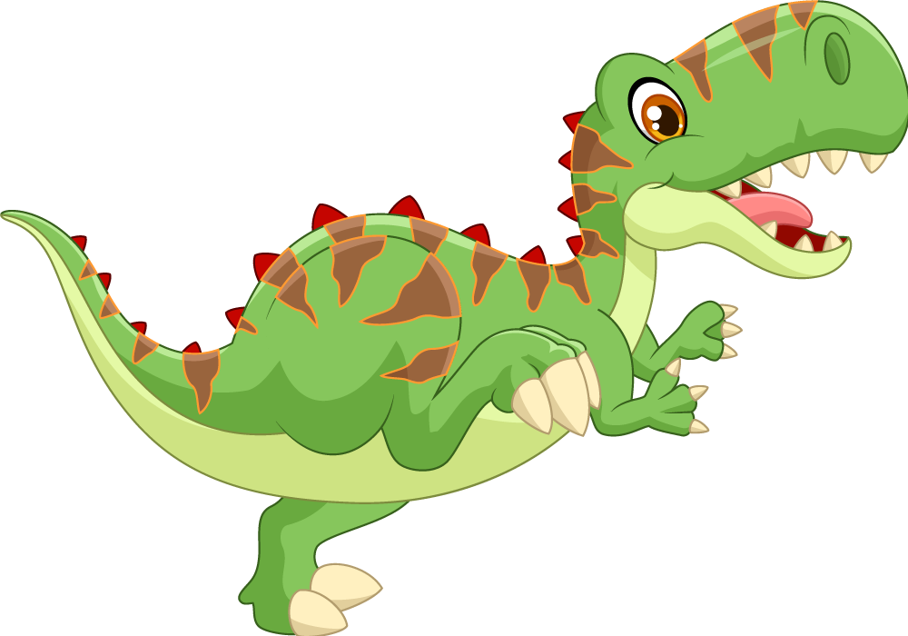 Animal vinyl rug friendly dinosaur design - TenStickers