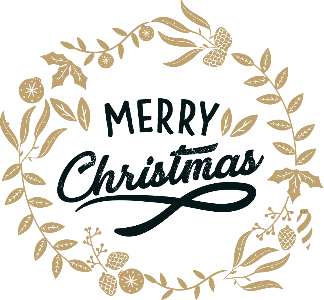 Christmas vinyl rug floral embroidery christmas - TenStickers