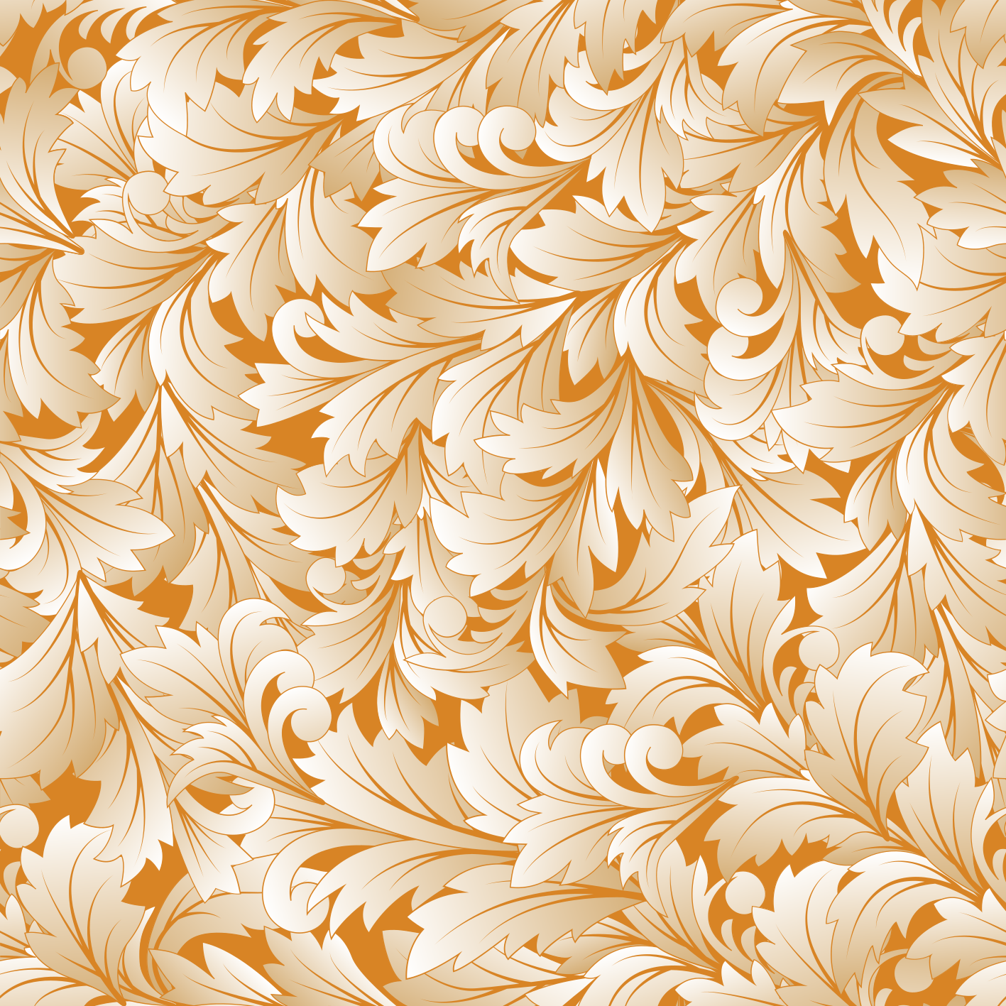 Floral vinyl rug with graceful floral design - TenStickers