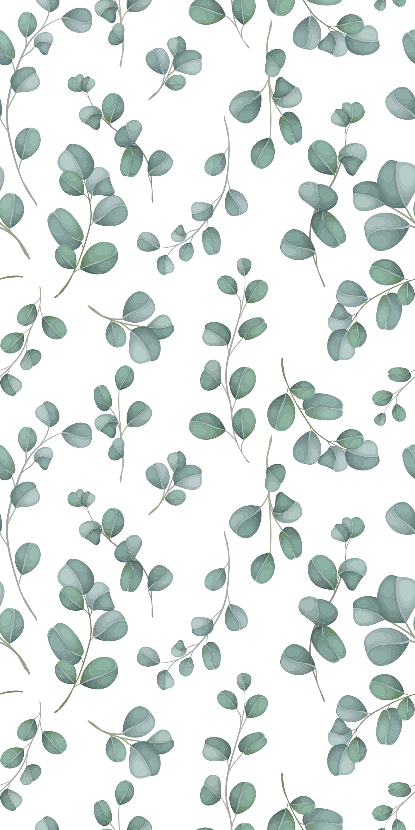 Floral vinyl rug in elegant seamless watercolor pattern - TenStickers