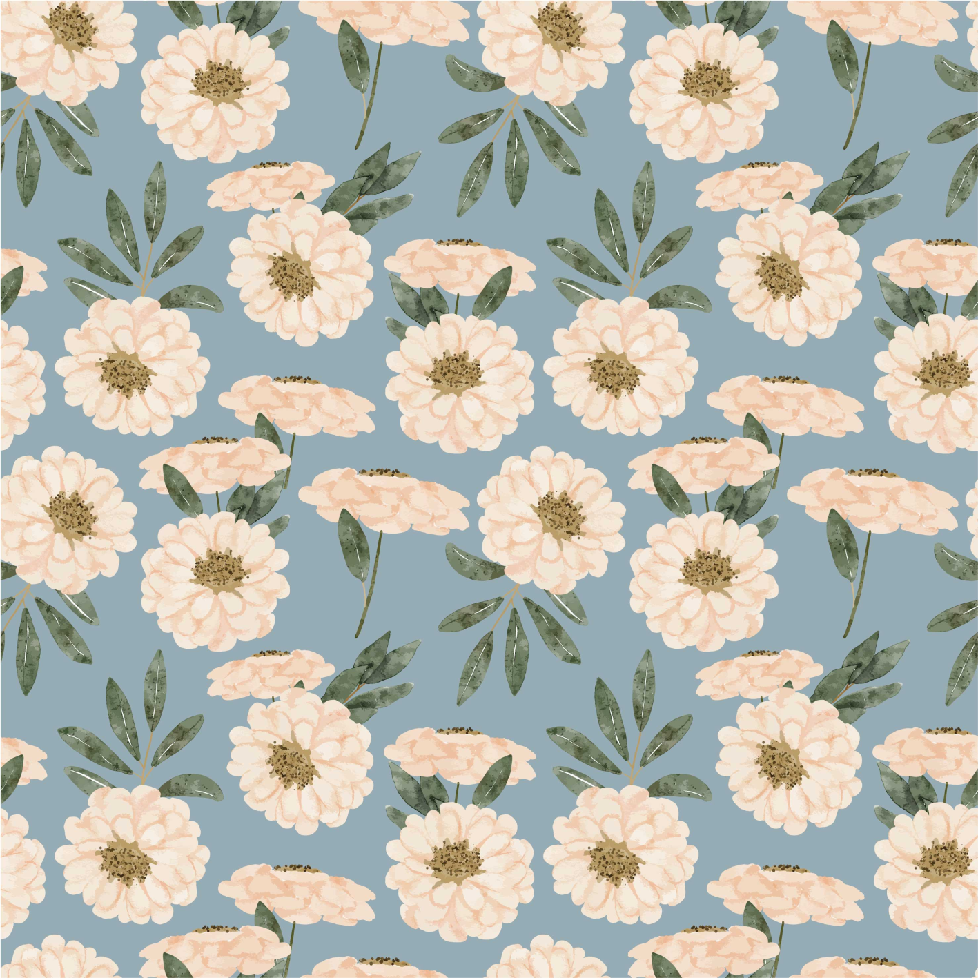 Flower rug with tropical colors - TenStickers