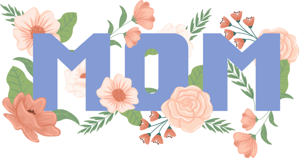 Floral vinyl rug for mother's day illustration - TenStickers