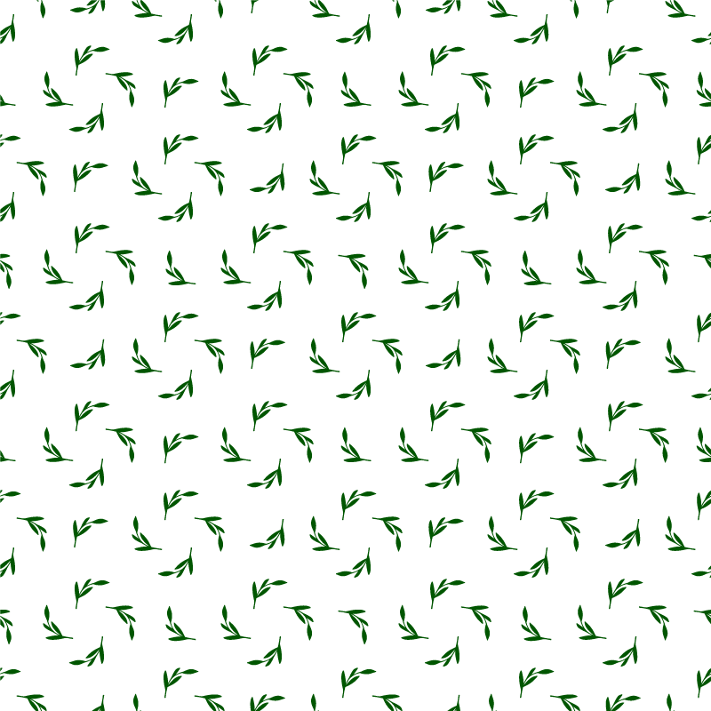 Floral vinyl rug botanical leaf design - TenStickers