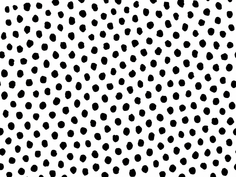 Black and white dalmatian animal print vinyl rug - TenStickers