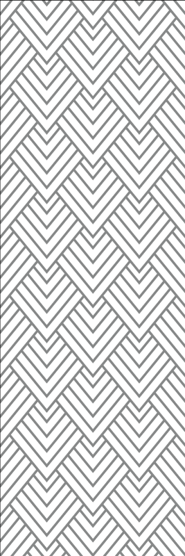 Geometric vinyl rug geometric white triangle pattern - TenStickers