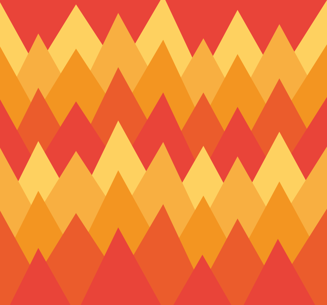 Geometric vinyl rug abstract mountain design - TenStickers