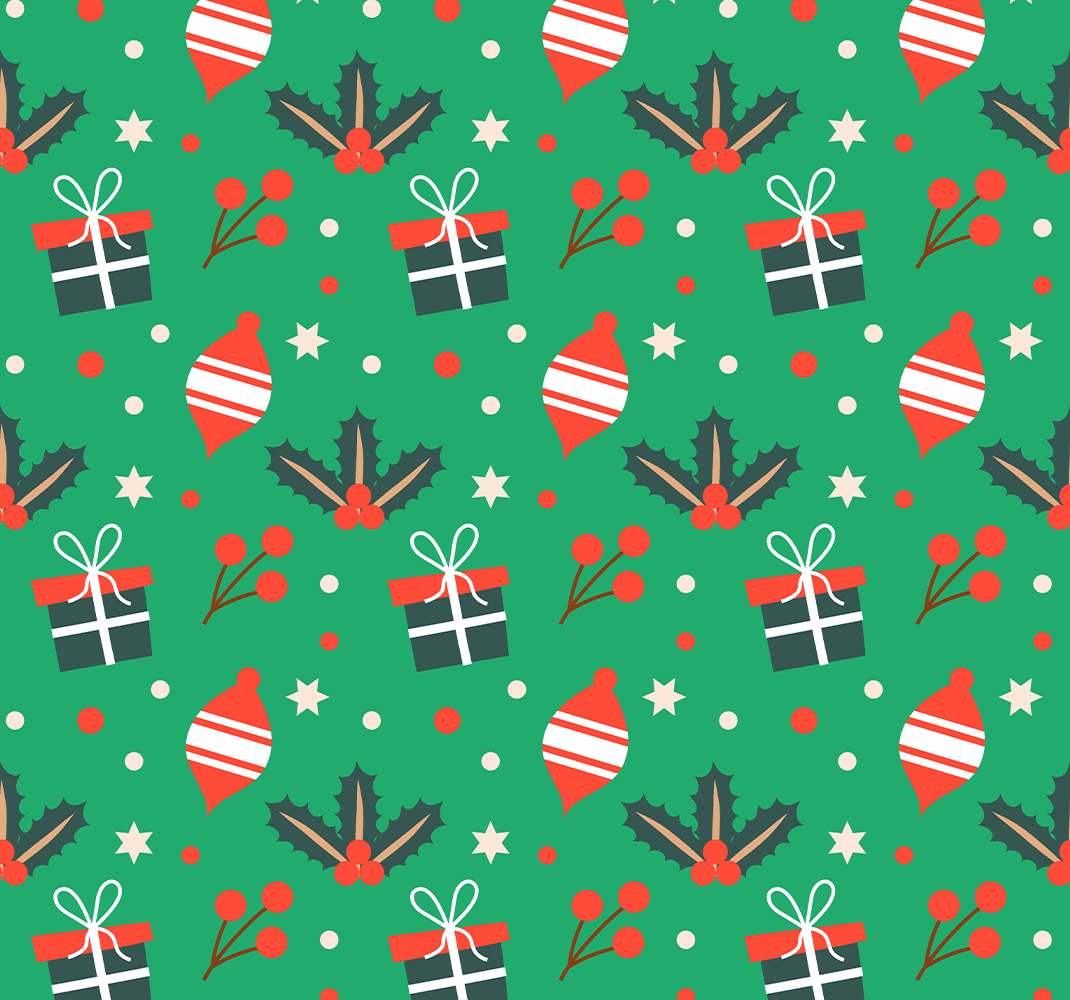 Christmas vinyl rug christmast candy design green - TenStickers