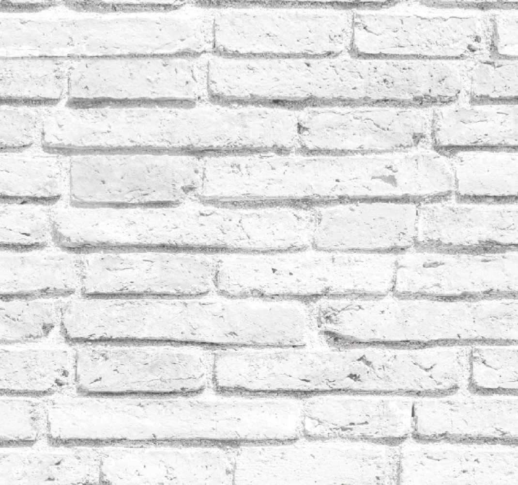 Bedroom vinyl rug white brick design - TenStickers