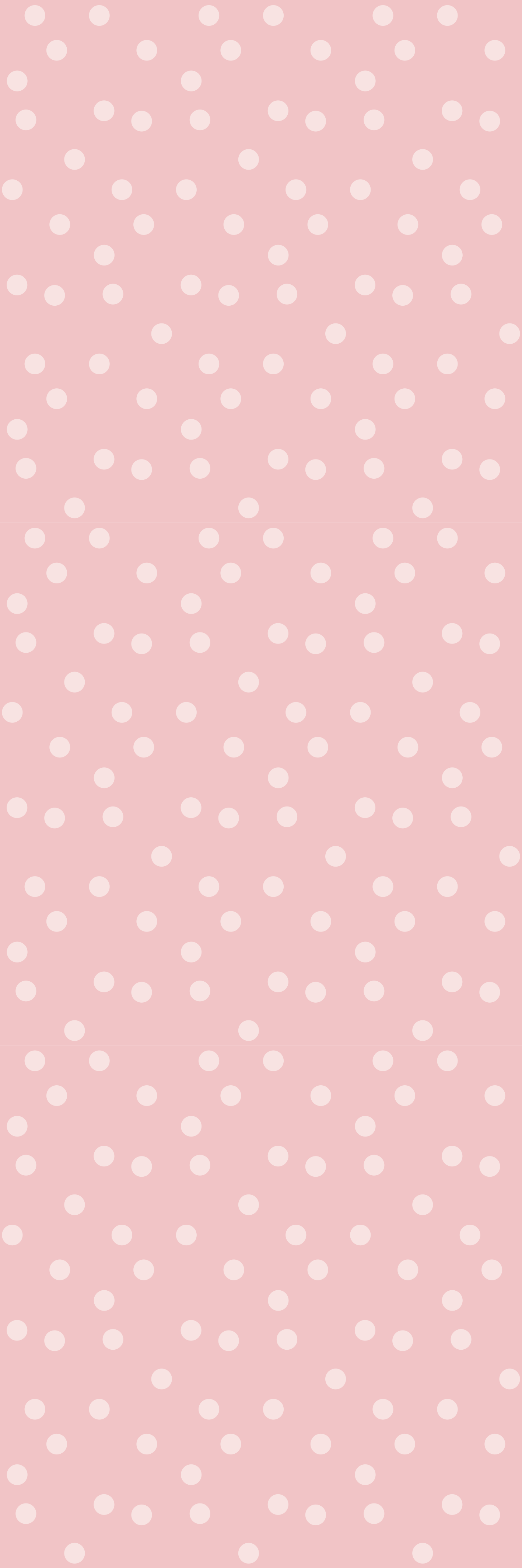 Bedroom vinyl rug in soft pastel dot design - TenStickers
