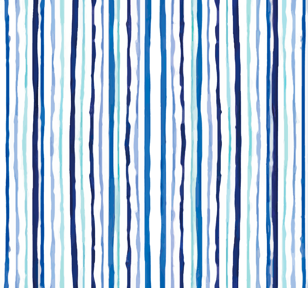 Bedroom vinyl rug with light vertical stripes - TenStickers
